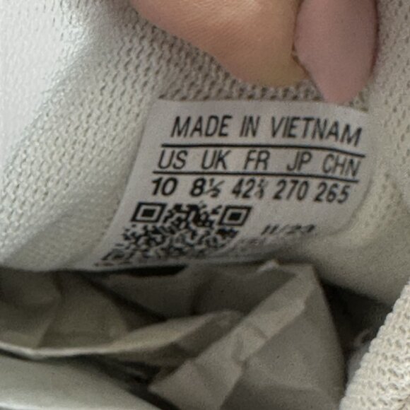 Adidas VL Court 3.0 Women's size 10 Ivory Brown Suede Casual Shoes ID9063 - Picture 8 of 8